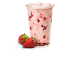 Lyxshake Jordgubb växtbaserad