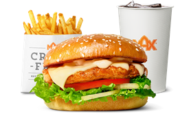 Grilled Chicken Burger-mål