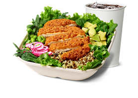 Crispy Chicken Salad Bowl-mål