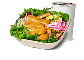 Crispy No Chicken Salad Bowl-mål